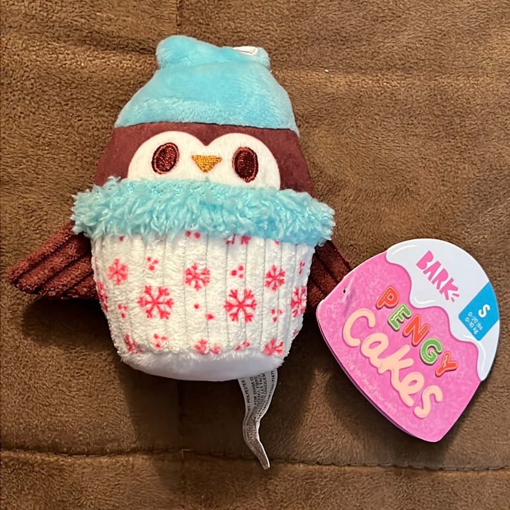 BarkBox Pengy Cakes Dog Toy Size S Christmas
